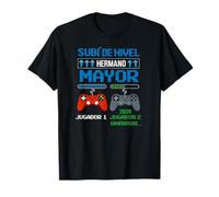 Subí De Nivel Hermano Mayor Jugador 2 Uniéndose Gamer Camiseta