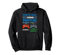 Subí De Nivel Hermano Mayor Jugador 2 Uniéndose Gamer Sudadera con Capucha