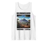 Subida al Kilimanjaro: Caminata a la Cumbre de Tanzania 5895 m Camiseta sin Mangas