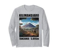 Subida al Kilimanjaro: Caminata a la Cumbre de Tanzania 5895 m Manga Larga