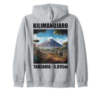 Subida al Kilimanjaro: Caminata a la Cumbre de Tanzania 5895 m Sudadera con Capucha
