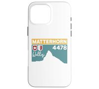 Subida al Monte Matterhorn, Senderismo en Zermatt, Regalos de Senderismo en Suiza Carcasa para iPhone 16 Pro MAX