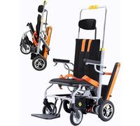 Subidor De Escaleras EléCtrico sobre Orugas, Silla de ruedas eléctrica,Silla subeescaleras para pacientes Silla subeescaleras móvil, estilo oruga/inteligente, con panel de control/para subir/bajar, pa