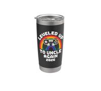 Subió de nivel al tío otra vez Vaso térmico de acero inoxidable de doble pared
