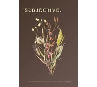 Subjective.: Personal Archive Collection: Not for Cloud Storage - Dark Academia Aesthetic | 6x9 College Ruled Brown Earth Tone Diary with Vintage Botanical Floral Design