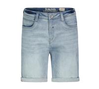Sublevel Hombre Vaqueros Cortos Elásticos Denim Bermudas Pantalón Vuelta