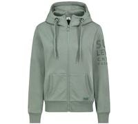 Sublevel Mujer Chaqueta con capucha Sudadera Cremallera Logotipo Bordado Bolsill