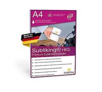 Subliking® HiQ Premium - Papel de sublimación para Epson, Ricoh & Sawgrass (A4, secado rápido y resistente a las manchas, 120 g)