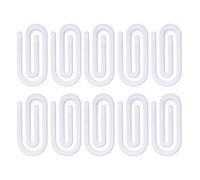 Sublimation Paper Clips - 10-Piece Blan | Large Paper Clips For Journals And Planners, Sublimation Blanks For Notebooks And School Supplies, Acrylic; Perfect For Your Study Setup