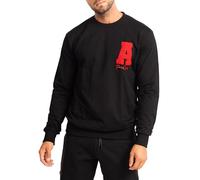 Subliminal Mode Jersey/Sudadera Hombre Cuello Redondo de Algodón Liso de Moda - BX728, Negro , XXL