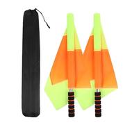 SUBLXPoten Bandera de Fútbol Equipo Impermeable Colorido for Hockey, Bandera de árbitro, Juego de Feria práctico, Partido Deportivo con Bolsa de Almacenamiento, 2 uds.
