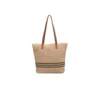 SUBLXPoten Bolso Tejido de Play Bolso tejido de gran capacidad con sistema forestal, bolso mano paja for playa verano, estilo Tot un solo hombro(Kase)