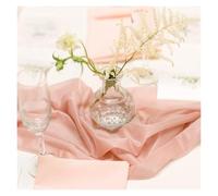 SUBLXPoten Camino Mesa de Gasa Camino de Mesa Gasa, Caminos Transparentes for Decoraciones Nupciales Fiesta Boda(Color 15,150X400CM)