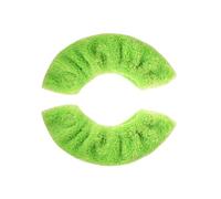 SUBLXPoten Cuayaes Protectores de Patinaje sobre Hielo Skating Knife Cover Long Villus Injury Prevention Microfiber Fabric Wear-Resistant Skates(Green,X-L)