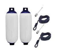 SUBLXPoten Defensas de Barco Parachoques Inflable for Barco, Defensa for Barco, boya, Defensa for yate, Parachoques, protección de Amarre, 2 Piezas(2pcs-G1)