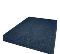 SUBLXPoten Felpudo de Entrada Alfombra de Lino sintético for Sala Estar, sofá, Dormitorio, Cama, ventanal, rascador for Gatos, Alfombra for Entrada, Cocina, baño(Blue,100X140CM)