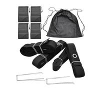 SUBLXPoten Líneas para Voleibol de Playa Kit de líneas delimitadoras cancha Voleibol Playa portátil con Anclajes línea 52,5 pies y 26,2(Color 6)