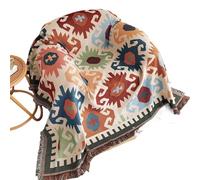 SUBLXPoten Manta con Borlas Esterilla de Picnic for Fiestas, cenas, Camping, Senderismo, portátil, Mantel Antipolvo, Manta Suave for sofá, Esterilla for Exteriores(Color 3,130x180)