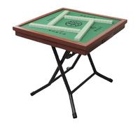 SUBLXPoten Mesa de Mahjong Plegable Mahjong Table Household Folding Chess and Card Hand Rubbing Simple Manual Square Small(Color3)