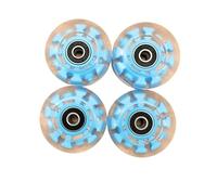 SUBLXPoten Ruedas Patines Antideslizantes 4 Ruedas Luminosas for Patines con rodamientos adecuadas for Patinaje de Doble Fila y monopatín(Color 2)