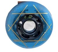 SUBLXPoten Ruedas Patines Antideslizantes 8 Uds 88A Ruedas for Patines Ruedas Planas Elegantes Ruedas for Patines en línea 72 76 80mm Accesorios for Patines Quad Ruedas dentadas(8pcs Blue 76mm)