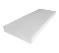 SUBLXPoten Soporte de Cojín de Sofá Esponja de Espuma Blanca Alta Densidad 45D, cojín for Banco, núcleo colchón, sábana, Almohadilla Repuesto for tapicería(150x40x3cm)