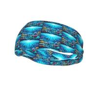 Submarine Coral Rays - Banda deportiva para el sudor, transpirable, unisex, adecuada para correr, fitness, baloncesto