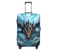 Submarine Coral Rays - Funda de equipaje de viaje para equipaje de 18 a 32 pulgadas, lavable, resistente a los arañazos, Dragón volador, L