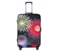 Submarine Coral Rays - Funda de equipaje de viaje para equipaje de 18 a 32 pulgadas, lavable, resistente a los arañazos, Espléndidos fuegos artificiales, S