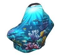Submarine Coral Rays - Funda versátil para silla de paseo con impresión completa, especialmente diseñada para tu bebé