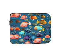 Submarine Reef Fish - Bolsa para laptop, práctica a prueba de golpes, impresión elegante de 12 pulgadas, para viajes de negocios, trabajo y oficina