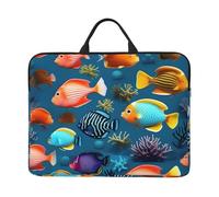 Submarine Reef Fish - Bolsa para portátil de 14 pulgadas con forro a prueba de golpes y diseño portátil, adecuada para negocios y uso diario.