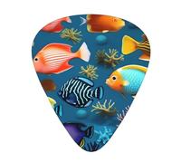 Submarine Reef Fish - Juego de 12 púas para guitarra acústica, guitarra eléctrica, ukelele