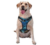 Submarine Shark Coral - Chaleco de tracción para mascotas, estampado pequeño, ideal para pasear perros, senderismo, viajes diarios
