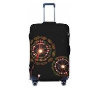 Submarine Shark Coral - Funda de equipaje de viaje para equipaje de 18 a 32 pulgadas, lavable, resistente a los arañazos, Diente de león estrellado, S