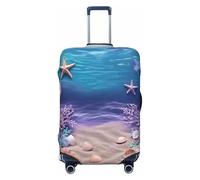Submarine Sunlight - Funda elástica para equipaje de viaje, protector de maleta, funda de equipaje impresa antiarañazos, Black, S