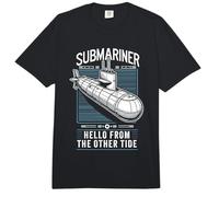 Submariner Cita Hello from The Other Tide U-Boat Submarine Comfort Colors Adult Heavyweight T-Shirt