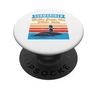 Submariner Cita Hello from The Other Tide U-Boat Submarine PopSockets PopGrip Adhesivo