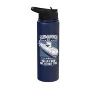 Submariner cita Hello from The Other Tide U-Boat Submarine Stainless Steel Insulated Water Bottle