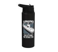 Submariner cita Hello from The Other Tide U-Boat Submarine Stainless Steel Insulated Water Bottle