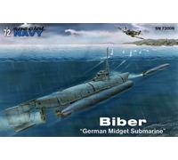 Submarino Enano Biber Alemán 1:72