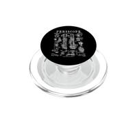 Submarino náutico Periscopio Subbarco Naval Vintage Patente PopSockets PopGrip para MagSafe