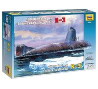 Submarino Nuclear K-3 1:350 Kit De Modelo De Plástico ZVEZDA