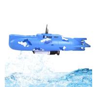 Submarino - PP, 12.99x4.92x1.38in Diseño Realista de Juguete para bañera | Juego acuático Interactivo con batería, Submarino para bañera, Piscina, baño, guardería, Playa, Viajes