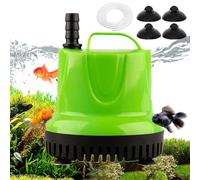 Submersible Aquarium Pump - Low Noise Electric Water Mover, Durable Waterproof Housing, High Efficiency Drainage Performance, Easy Install Mounting Base | Pool Sumps, Garden Irrigation, Aquatic