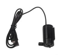 Submersible Water Pump USB for mini Quiet Fountain Pump 5V DC 200L/H Adjustable Flow for Aquarium Fish Tank Pet Fountain Hydroponics Small Pond (negro)