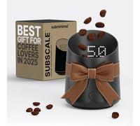 Subminimal Subscale - Taza dosificadora digital con pantalla LED, escala elegante y precisa, accesorios de dosificación y preparación, mide café molido para espresso, color negro