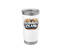 Submit Club Fighter Entrenamiento Gimnasio Combate Regalo Vaso térmico de acero inoxidable de doble pared