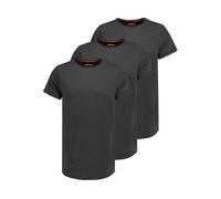 Subnivel Camiseta Hombre Cuello Redondo y Dobladillo Enrollable Manga Corta Bási