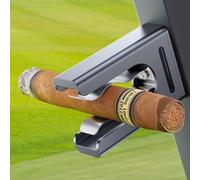 SUBORAWOS Soporte magnético para puros, accesorio para carrito de golf con base magnética, apto para carritos de golf, sillas de playa, cañas de pescar (gris)